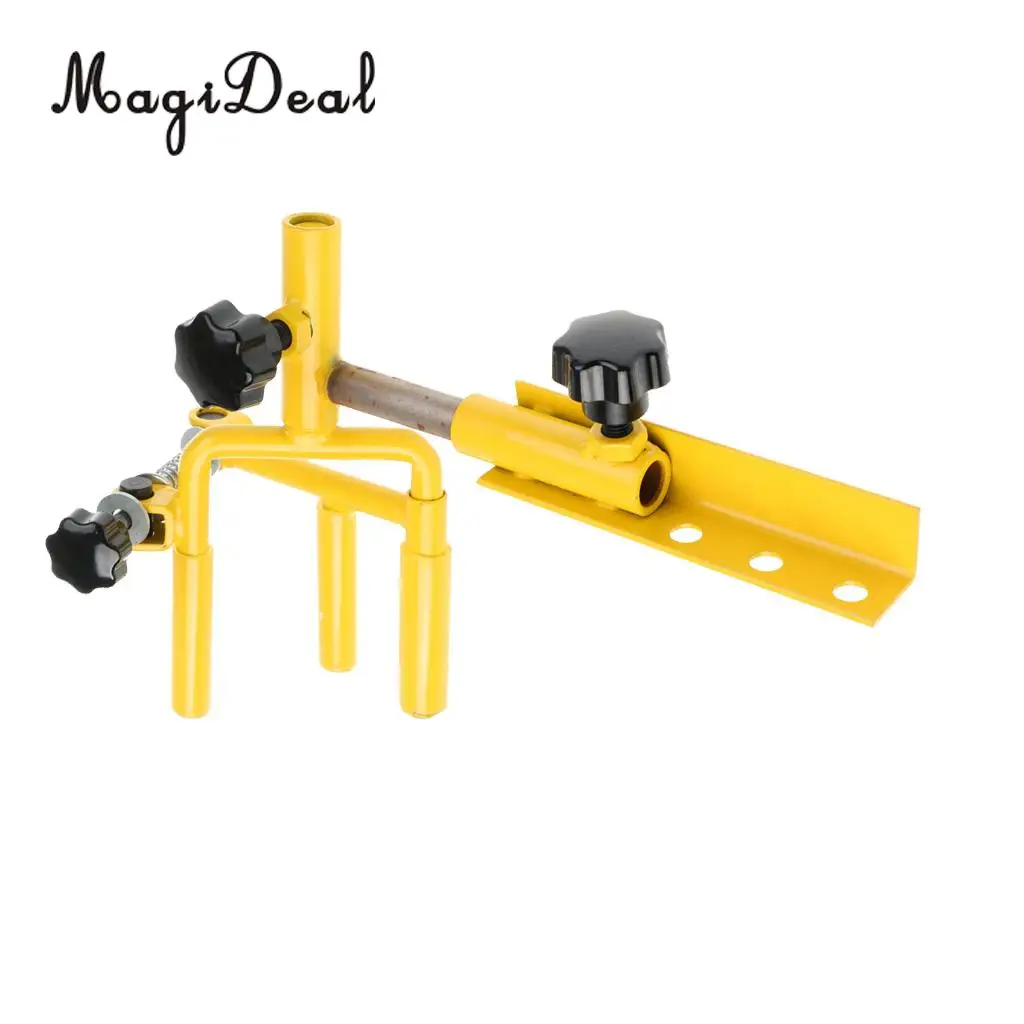 MagiDeal Universal Adjustable Archery Bow Vise & Bow String Level Combo Hunt USA 