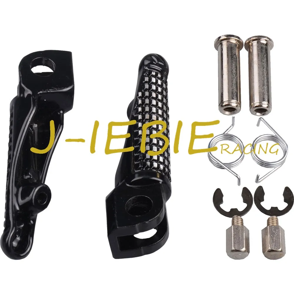 Черные передние подножки для Kawasaki Ninja ZX6R ZX10 ZX9R Z750 Z1000 ZX14 ZZR1200 ZZR1400 GTR1400|for kawasaki|kawasaki