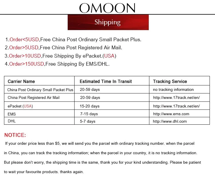 SHIPPING
