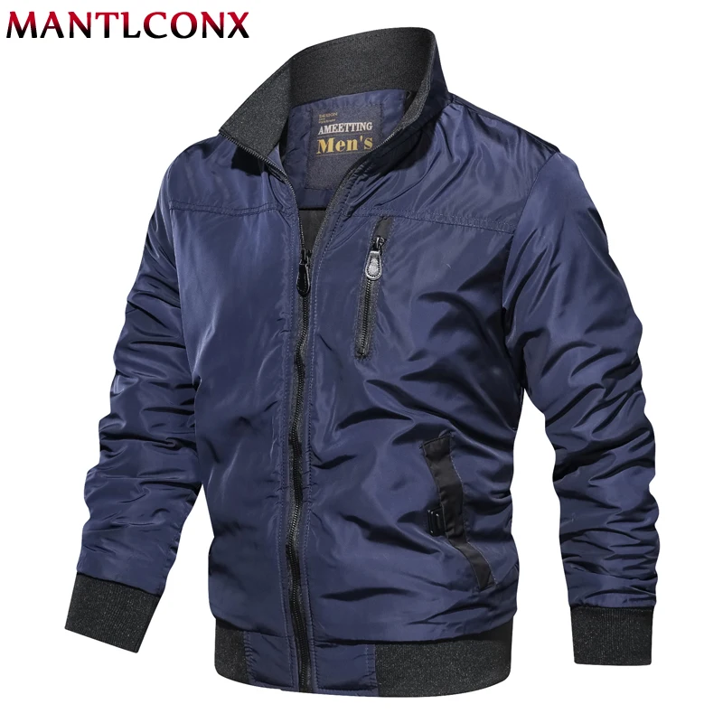 

MANTLCONX Spring Autumn Pilot Jacket Men's Military Tactical Jacket Men Windbreaker Bomber Jacket Coat Army chaqueta hombre 2019