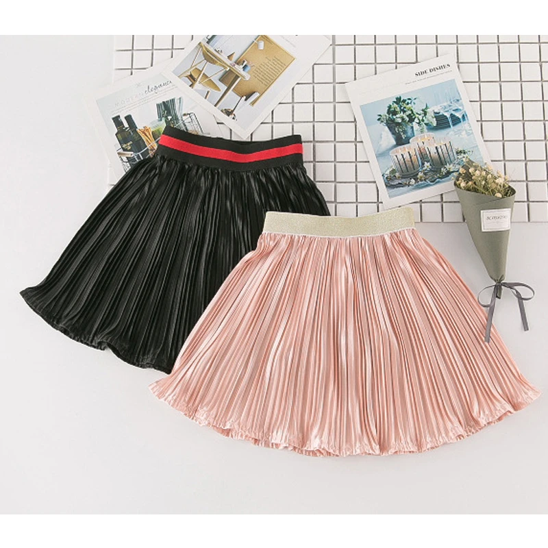 saia plissada criança