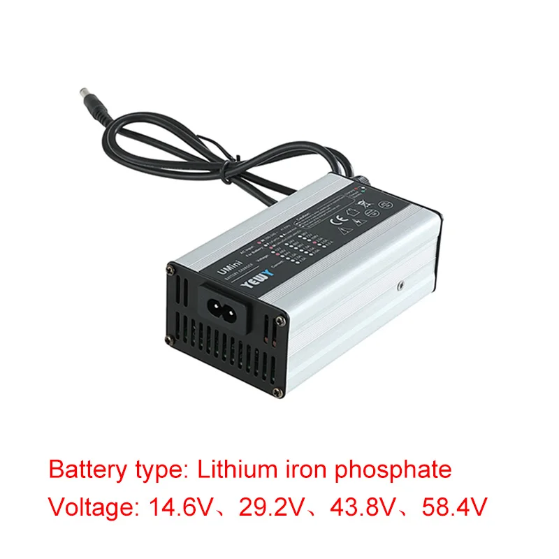 

ESHION Power Charger For Electric Vehicle For LiFePo4 Battery 14.6V/5A,29.2V/3A,43.8V/2A,58.4V/2A CarPower Charger