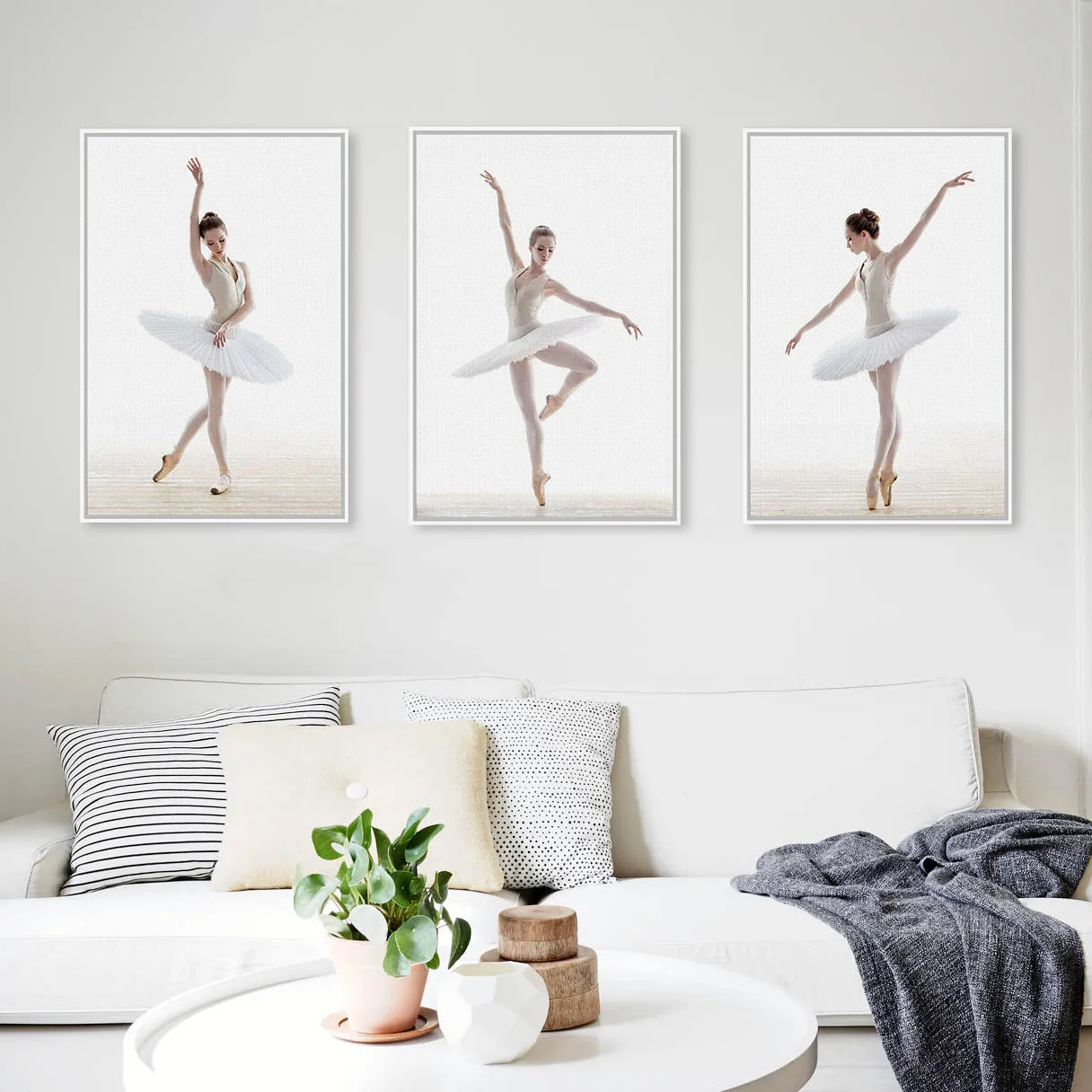 

Modern Ballet White Swan Elegant Ballerina Photo Posters Prints Girls Room Wall Art Pictures Home Decor Canvas Painting Custom