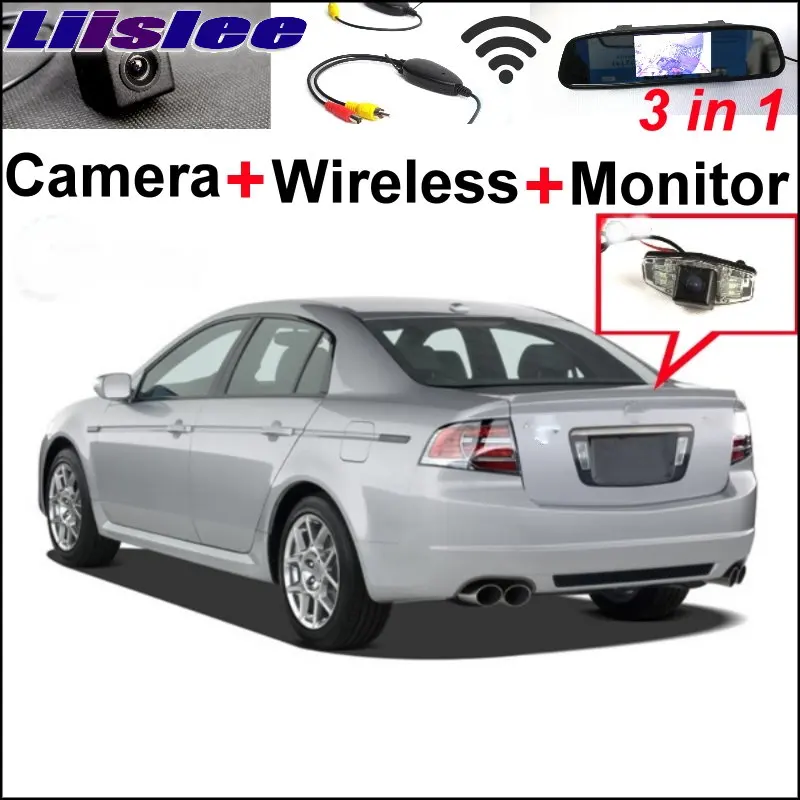 

Liislee 3 in1 Special Rear View Camera + Wireless Receiver + Mirror Monitor Easy DIY Backup Parking System For Acura CL EL