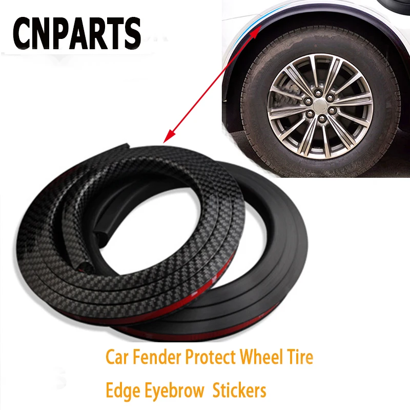 

CNPARTS 150cm Car Wheel Tire Eyebrow For Skoda Octavia A5 A7 Fabia Yeti BMW E60 F30 X5 E53 Inifiniti Carbon Fender Strip Sticker