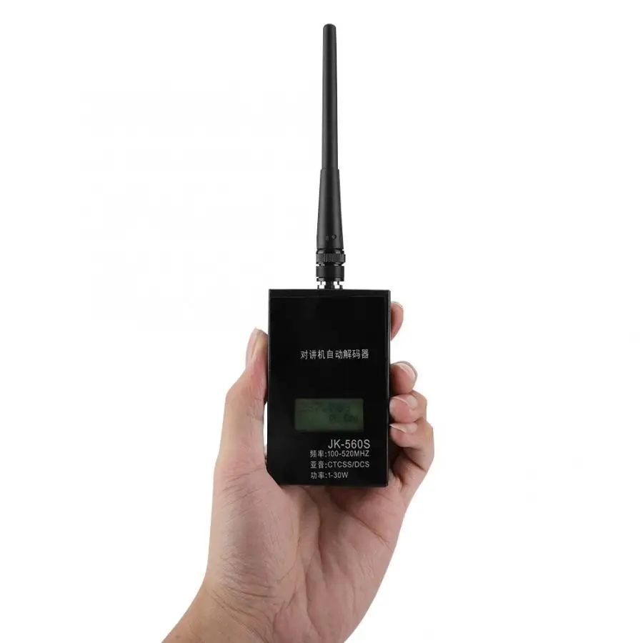 Счетчик частоты JK560S для Baofeng walkie talkie декодер 1-30 Вт 100-520 МГц CTCSS/DCS Antena портативная рация