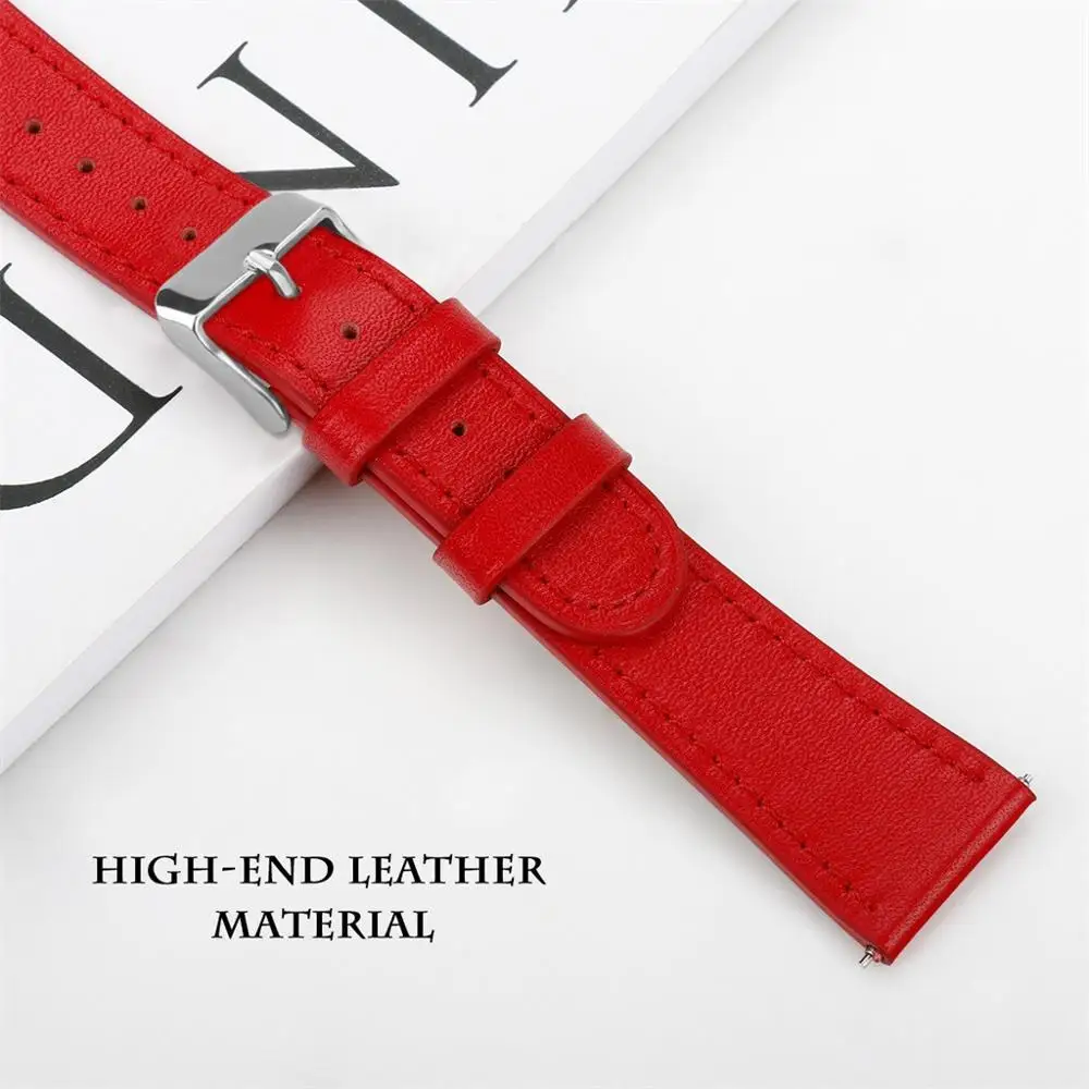 Кожаный сменный Браслет для ремня для samsung Galaxy Watch active 20 мм Смарт-часы долговечные аксессуары#527 - Цвет: F