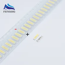 500 шт. для LG светодиодный ЖК-дисплей подсветка ТВ применение СВЕТОДИОДНЫЙ подсветка BB72E светодиоды средней мощности 0,5 Вт 3 в 7020 холодный белый Светодиодный 111