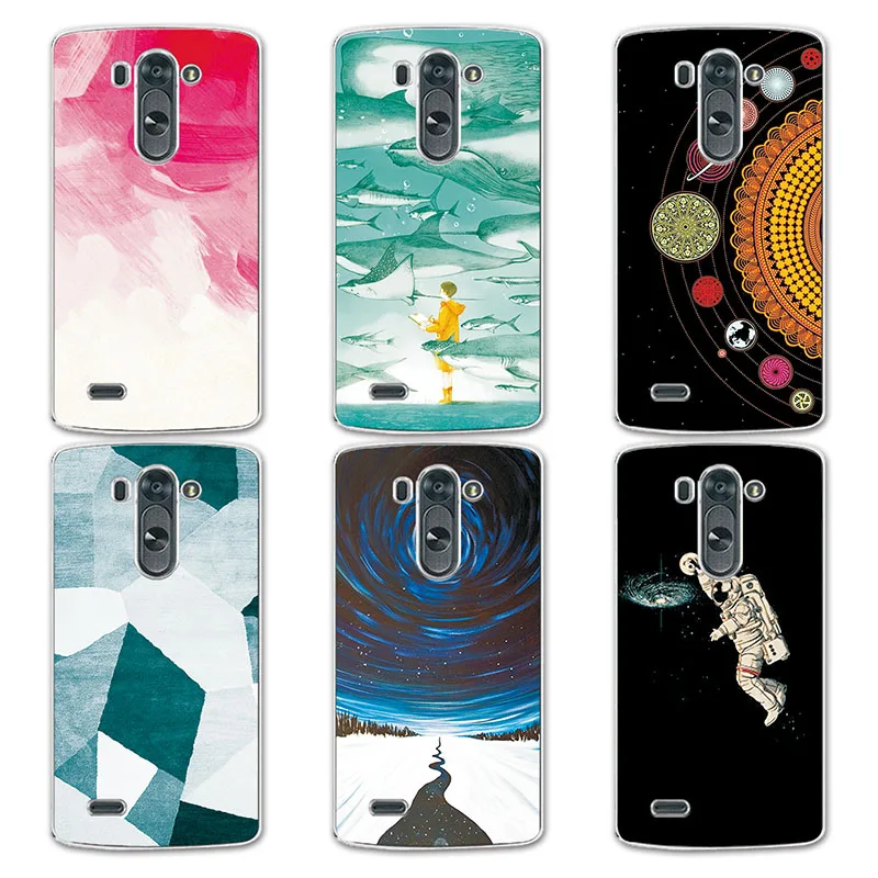 

Couple Phone Case For LG G3 Mini, 14 Patterns Universe Planets Astronauts Design Coque For LG G3S G3 Beat Case D722 D725 D728