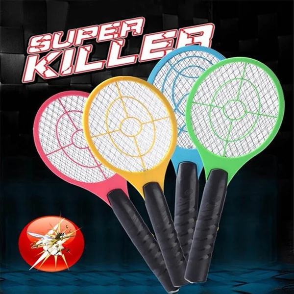 Hand Racket Electric Swatter Home Garden Insect Bug Bat Wasp Zapper Fly Mosquito Pest Control TB Sale