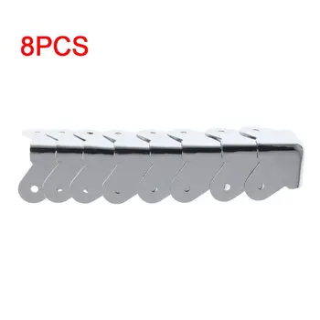 

8PCS Speaker Corner Protective Angle Cabinet Metal Music Instrument Guitar Amplifier Stage Parts Accessories