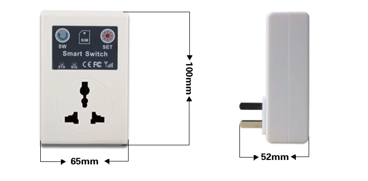 1 шт EU/AU/UK штекер 110 V-220 V 10A сотовый телефон PDA GSM RC Разъем дистанционного управления мощность умный переключатель