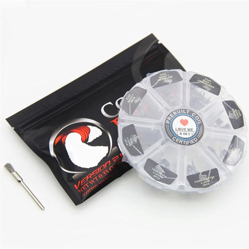Набор собранных катушек Love Me 8 в 1 набор для улей танков Quad Tiger Fused clapton Mix Скрученные