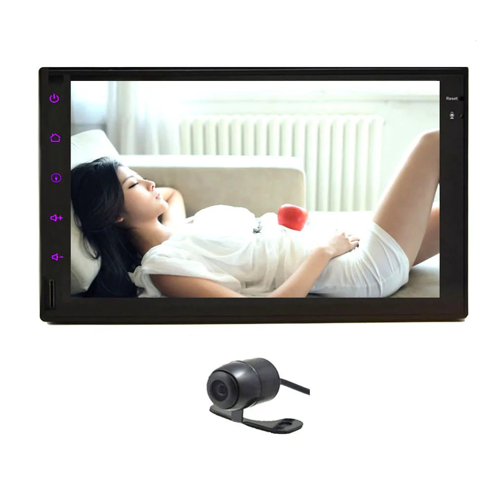 Cheap 1080P No-DVD System GPS Stereo WiFi Android 5.1 Car Radio FM OBD2 Navigation PC Video Camera Touchscreen USB 4-CORE 9