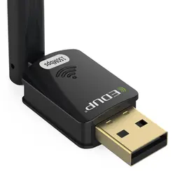 EDUP Wi-Fi USB адаптер 802.11n 150 Мбит/с 2,4 ГГц MT7601 Беспроводной USB адаптер 6dBi антенны Wi-Fi приемник для ноутбука