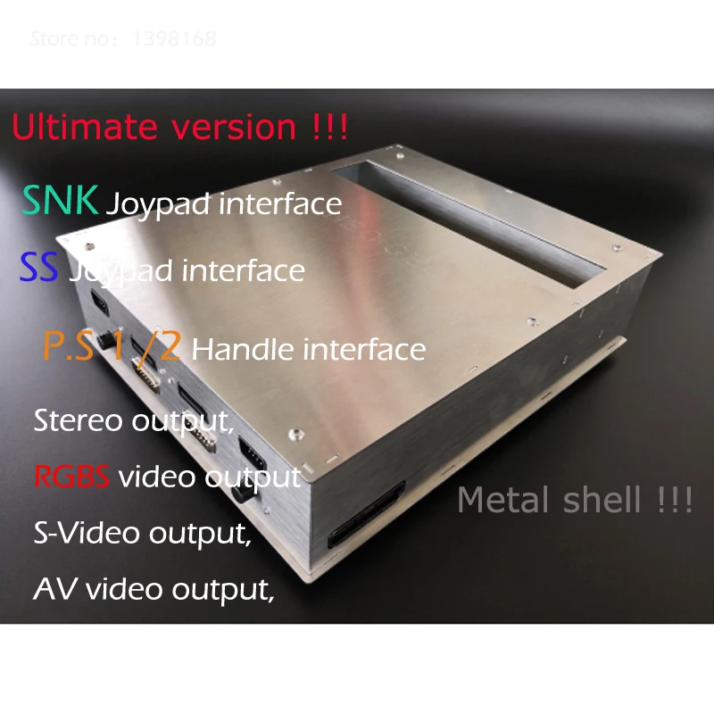 Ultimate Deluxe MVS SNK NEOGEO AES JAMMA CBOX 1C to DB 15P для PS1/2 контроллера /SS Joypad AV RGBs S видео выход|Игры с