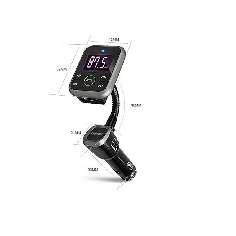 Новый комплект Bluetooth автомобильный fm передатчик с USB зарядным устройством