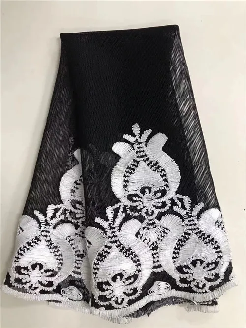

African Lace Fabric 2019 Embroidered Nigerian Laces Fabric Bridal High Quality French Tulle Lace Fabric For Women