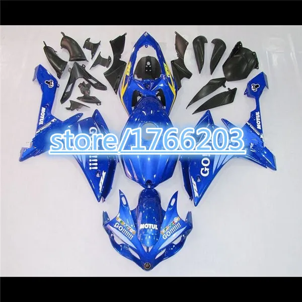 YZFR1 Обтекатели для YAHAMA YZF R1 08 07 YZF-R1 07-08 2008 2007 YZF1000 синий обтекатель части gogo! Нинг |