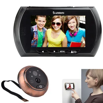 

4.3" TFT HD Peephole Viewer 160 Doorbell Video Intercom IR Camera Night Vision