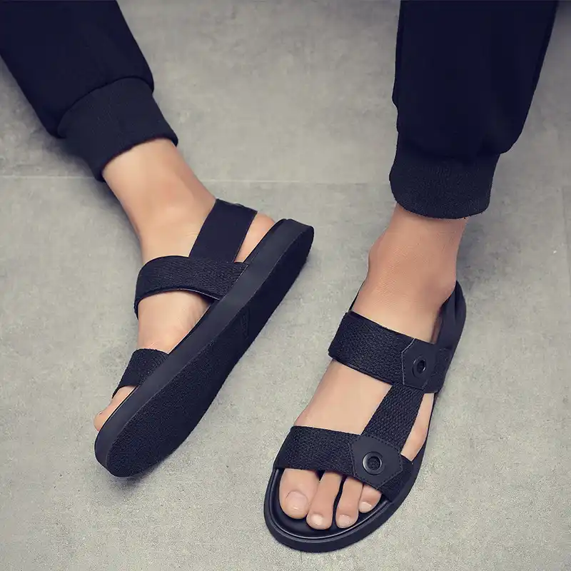 summer shoes black