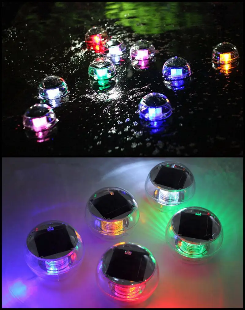 Solar Waterdichte Onderwater Verlichting voor zwembaden 7 kleuren ... Solar Waterdichte Onderwater Verlichting voor zwembaden 7 kleuren ...