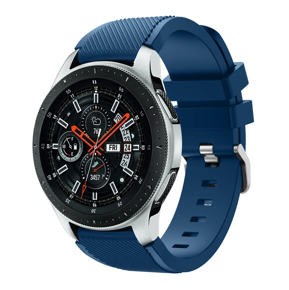 Мягкий силиконовый сменный ремешок для наручных часов ремешок для samsung Galaxy Watch 46mm Шестерни S3 классический/Frontier 22 мм Correas de reloj