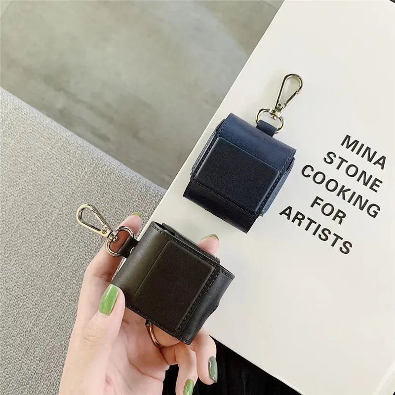 

For AirPods Case Cover Leather Wireless Bluetooth Earphone Cases For Apple Airpod 2 Cover Funda Fashion