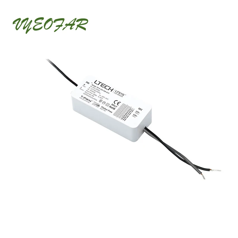 

LTECH Led Triac CC Dimming Driver 200-240V input,Output 9W 150-500mA Constant Current Dimmable Downlight Track light Driver