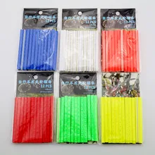 12Pcs Bicycle Light Wheel Rim Spoke Clip Tube Safety Warning Light Cycling Strip Reflective Reflector Bike Bicycle Accessories