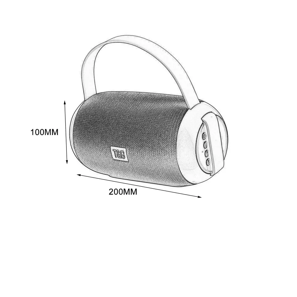 TG112 портативный Bluetooth динамик водонепроницаемый беспроводной громкий динамик звуковая система стерео музыка объемный открытый динамик