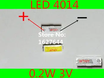 

200pcs EVERLIGHT 4014 LED Backlight TV LED 4014 High Power 0.2W 3V LED Backlight Cool white For LED LCD TV Backlight Application