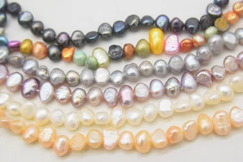 

loose beads black/pink/purple/white/gray/ baroque freshwater pearl 14" for DIY jewelry making FPPJ wholesale beads nature