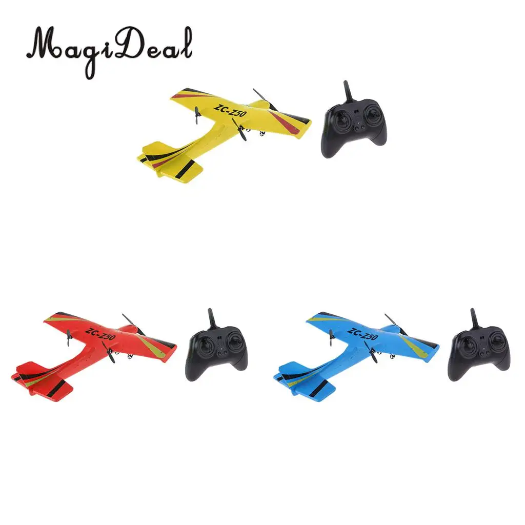

MagiDeal Remote Control RC Glider Airplane Aeroplanes EPP 2CH 2.4G RTF Toys