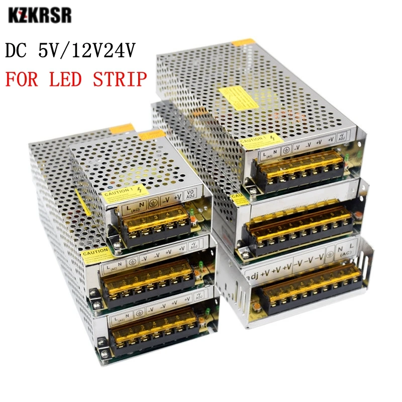 High-quality AC100V-240V TO DC5V 12V 24V led Strip Power Adapter 1.25A 2A 3A 4A 5A 10A 15A 20A 30A 40A 50A 60APower Supply | Лампы и