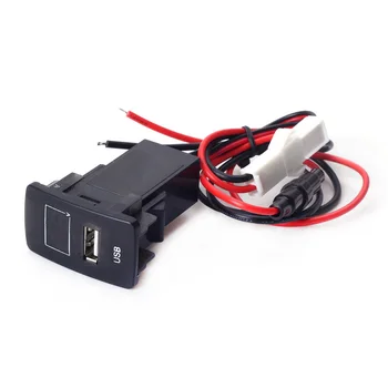 

Dewtreetali Hot Sale Car 2.1A USB Socket Power Adapter Charger Smartphone Voltmeter For Honda
