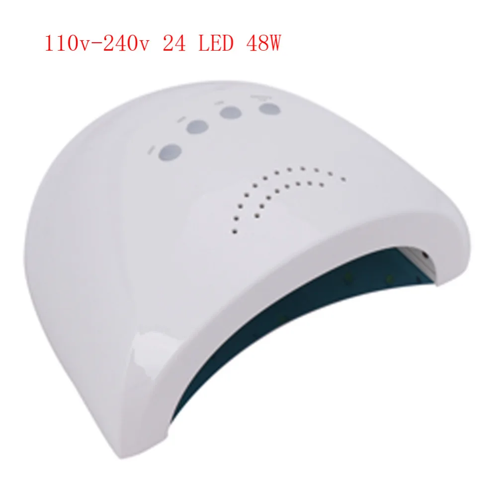 

12/48W rofessional Smart Phototherapy Machine UV LEd Nail Dryer Lamp for Curing Finger Toe Nail Gel Polish Manicure Tool