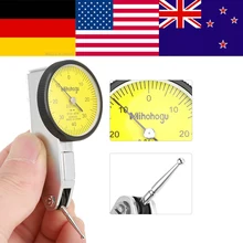 1 комплект Точность 0,01 мм рычаг циферблат Тесты индикатор метр ящик для инструментов стрелочный индикатор с серый чехол измерительные инструменты
