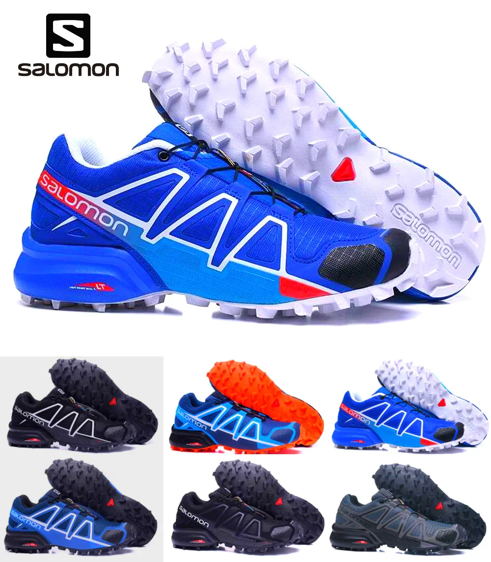 

2019 Salomon Shoes zapatos hombre Sneakers Men Speed Cross 4 CS III sapato masculino Speed cross black Sport running Shoes 40-46