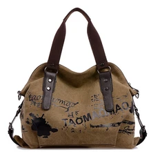 2016 European High Quality Women Bags Ladies Canvas Tote Bag casual women messenger bags hot sale women handbag