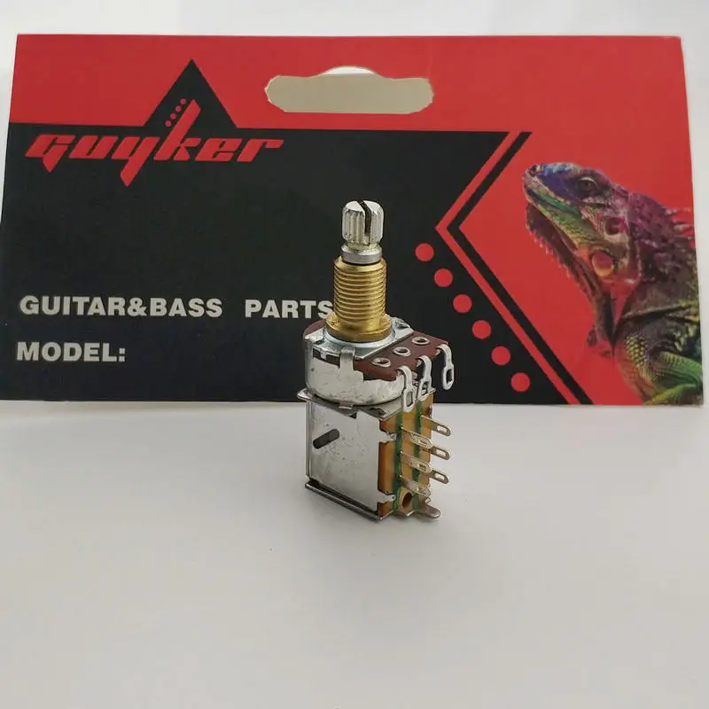 ALPHA copper shaft PUSH PULL switch Guitar Bass Potentiometers volume