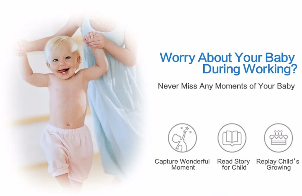 Wistino 720P Wireless IP Camera Motion Detection Home Baby Monitor IR Night Vision WiFi Camera Alarm Onvif Surveillance Security (5)