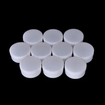 

10Pcs 10g Empty Jars Refillable Bottle Makeup Cream Plastic Sample Cosmetic Container