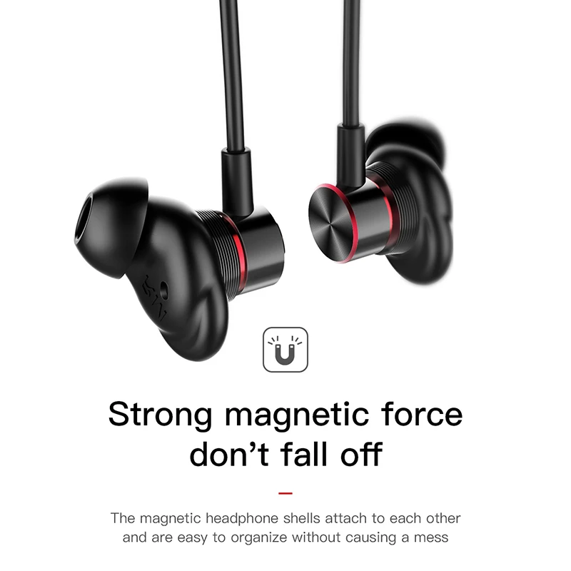 Наушники Baseus S12 с шейным ремешком Bluetooth наушники для телефона 5 0 беспроводные