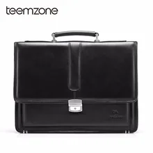 

Free shipping men's genuine leather vintage formal business lawyer briefcase messenger shoulder attache portfolio tote T8880
