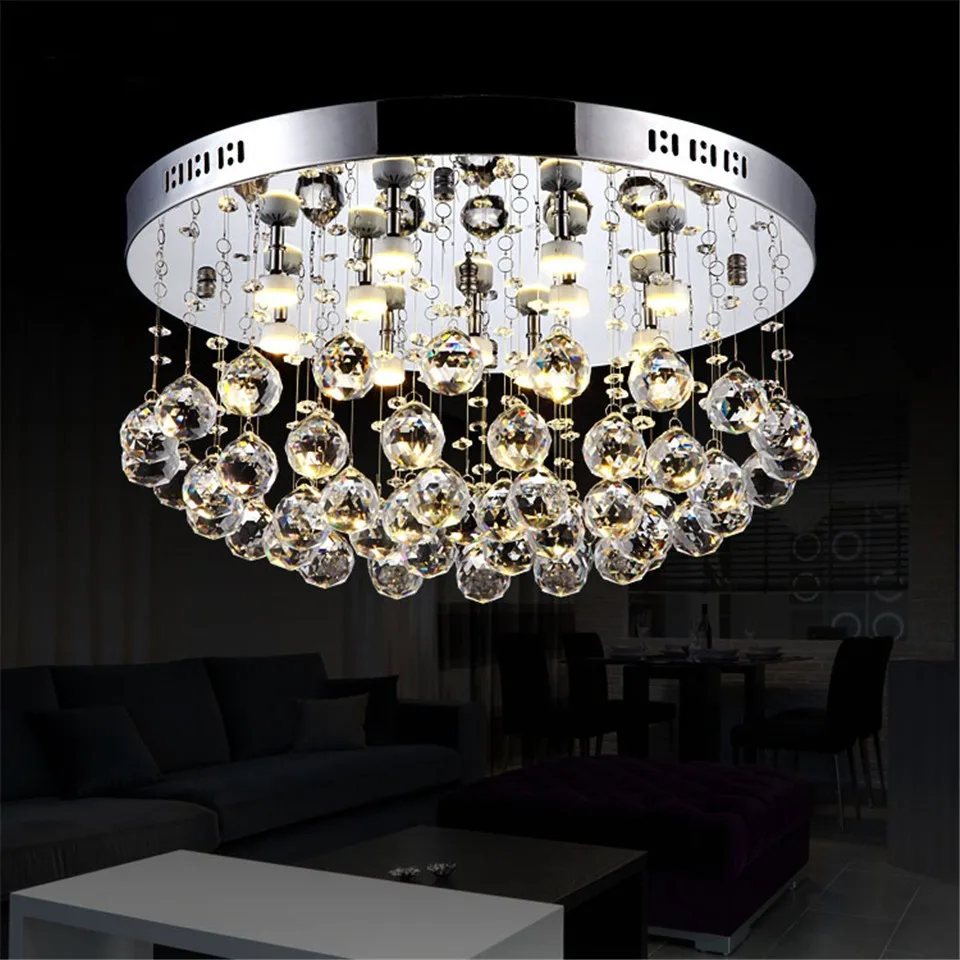 Ceiling light LED Lights k8 Crystal Modern Hanging Round Bread Ceiling light LED Lights k8 Crystal Modern Hanging Round Bread