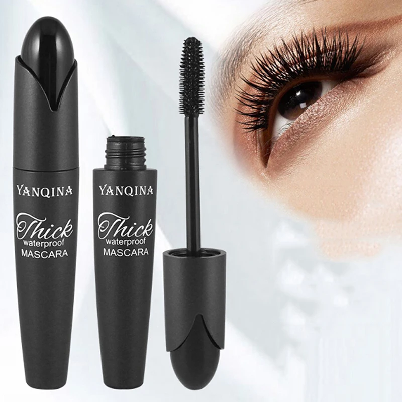 

1Pc 3d Waterproof Mascara For Eyelash Extension Black Thick Lengthening Eyelashes Cosmetic silk Fiber eyelash Lash magic Mascara