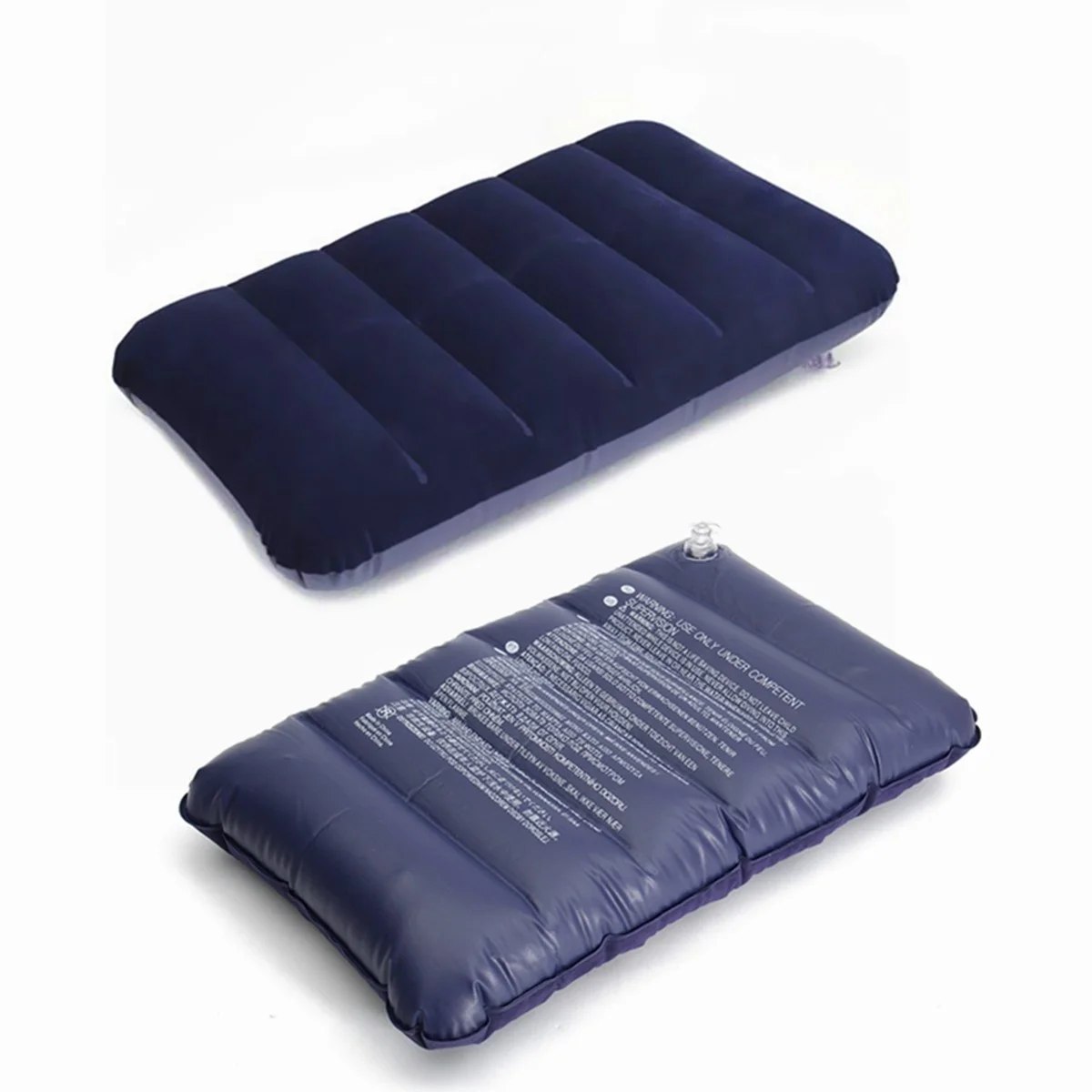 Складная Подушка для путешествий, Подушка для сна, воздушная надувная подушка Fr, отдых, темно-синий