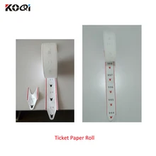 4 roll/pack Tickets Papier Rolle für ticket dispenser verwendet in Warteschlange Aufruf System mit 2000 stücke anzahl
