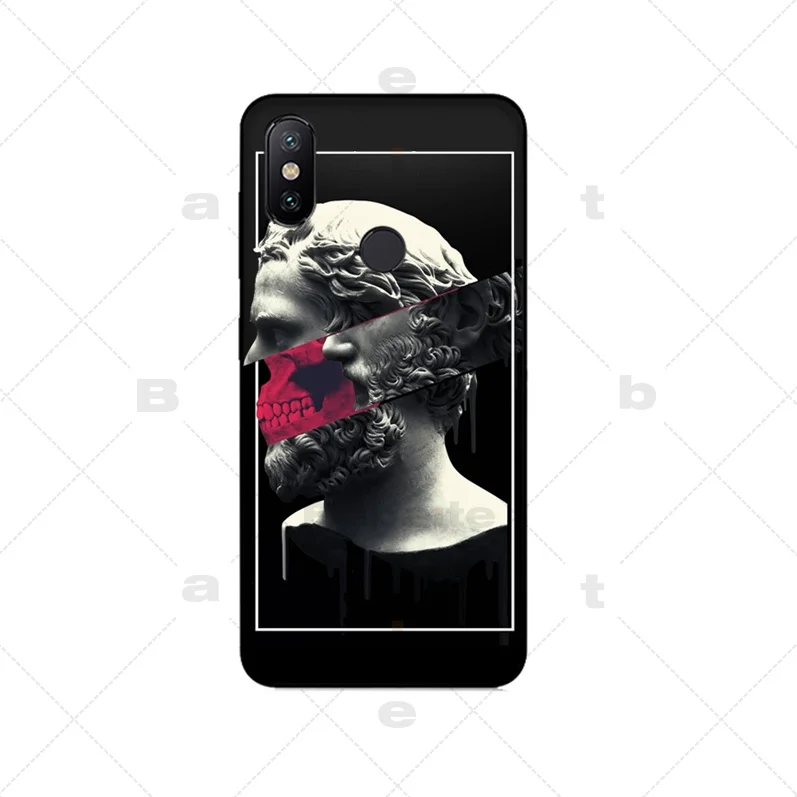 Vintage David Graphic Phone Cases For iPhone XS XR XS Max X 6 6S 7 8 Plus 5 5S SE Black Soft TPU Phone Back Cover Coque